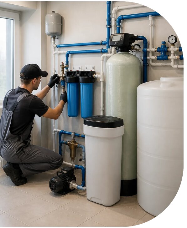 Водоподготовка частного дома под ключ с монтажом в Химках